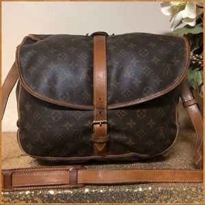 Authentic Louis Vuitton Saumur 35